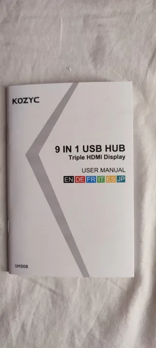 Hub USB 9 en 1 KOZYC Triple HDMI