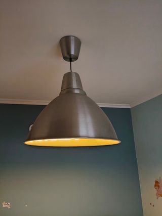 Lámpara de techo IKEA metálica