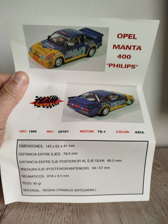 Opel Manta 400 Philips Team Slot