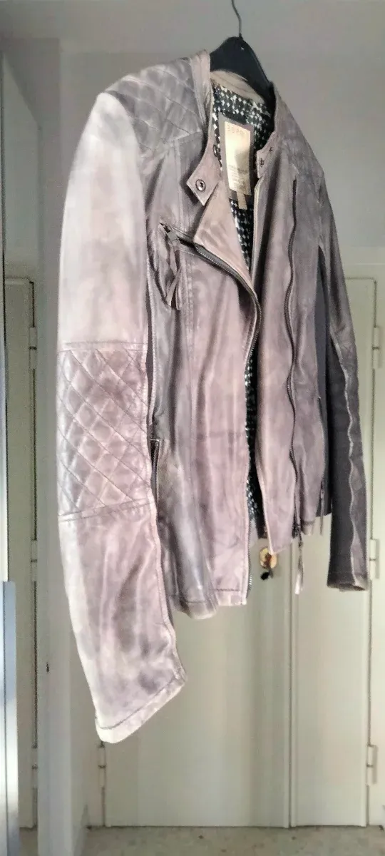 Giubbino in pelle Esprit taglia S