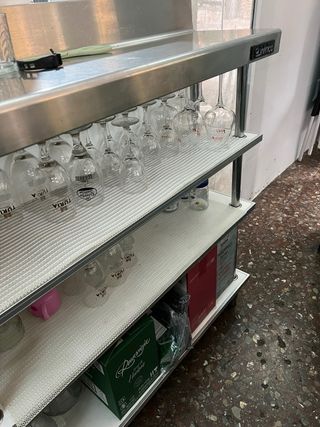 Contrabarra bar estantería 245x115x30cm