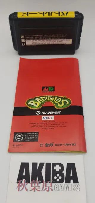 Battletoads Mega Drive Cartucho Sega