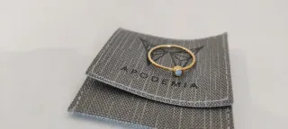 Anillo Apodemia bañado en oro 18k