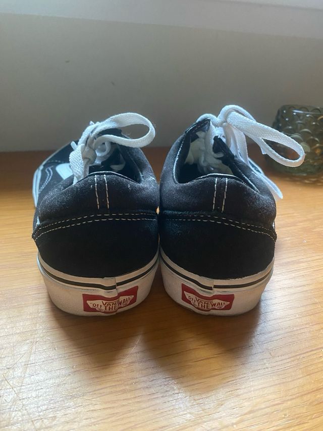 Zapatillas Vans Old Skool Negras Blancas talla 37