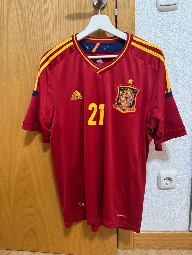 Camiseta España 2012 Silva Talla M