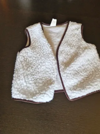 Chaleco niño borreguito 1-3 años