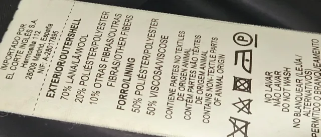 Abrigo Tintoretto Negro con Capucha y Pelo