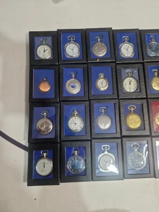 Colección de  relojes de bolsillo