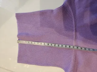 Maglione donna dolcevita lilla