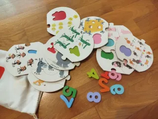 Puzzle Janod Aprender a Contar Madera