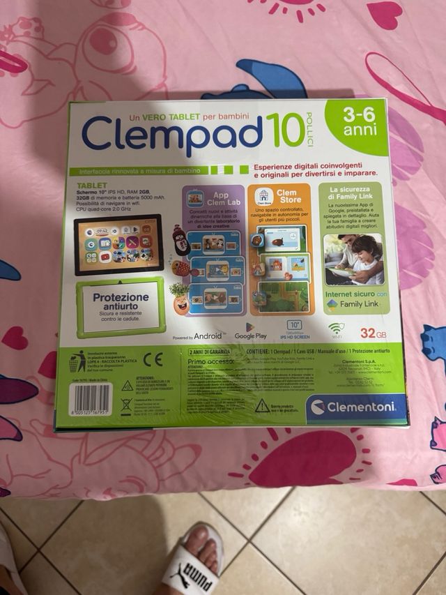 Clementoni Clempad 10 Tablet Bambini