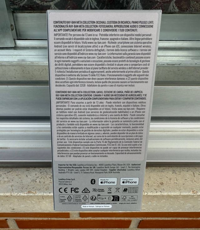 RayBan Meta Gris Transición