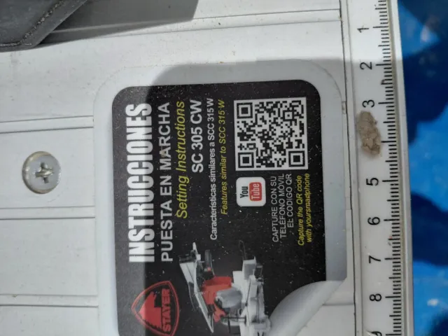 Ingletadora para rodapié