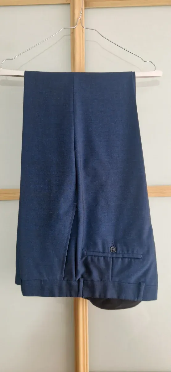 Traje azul de vestir