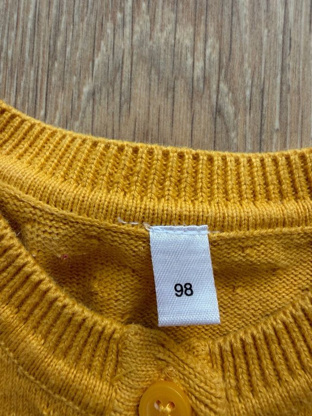 Rebeca gialla per bambina 3 anni (98cm)