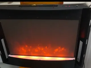 Estufa chimenea efecto llamas electrónica