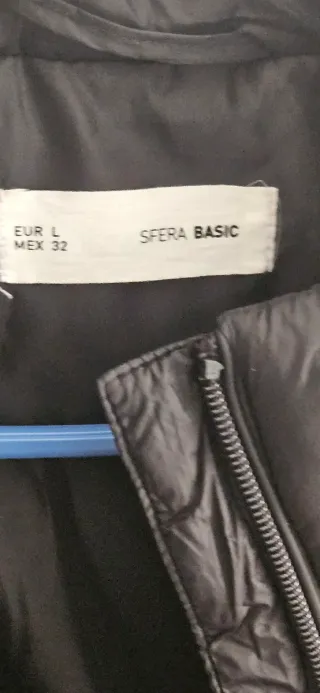 Chaleco acolchado negro