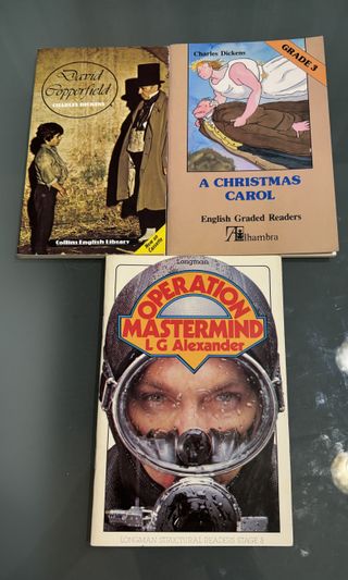 3 novelas en inglés David Copperfield...