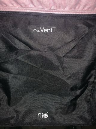 Silla de paseo negra y rosa Niu