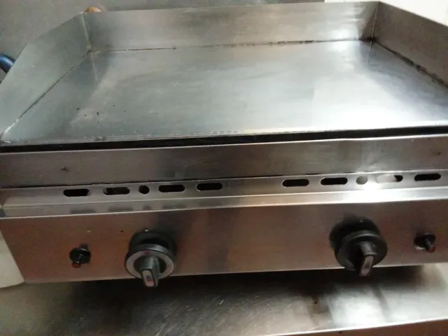 Plancha profesional acero inoxidable