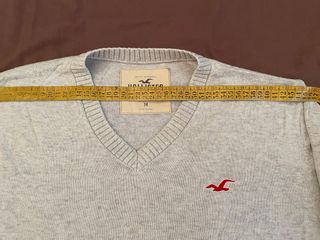 Suéter Hollister Gris Talla M
