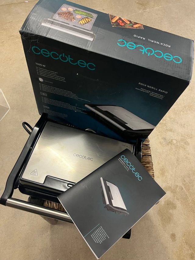 Cecotec Rock'nGrill Rapid Parrilla Eléctrica