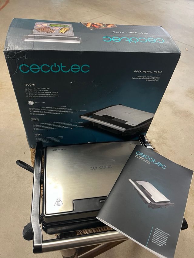 Cecotec Rock'nGrill Rapid Parrilla Eléctrica