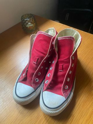 Converse All Star altas Rojas Talla 36.5