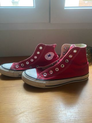 Converse All Star altas Rojas Talla 36.5