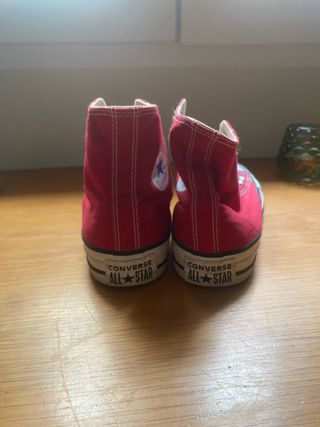 Converse All Star altas Rojas Talla 36.5