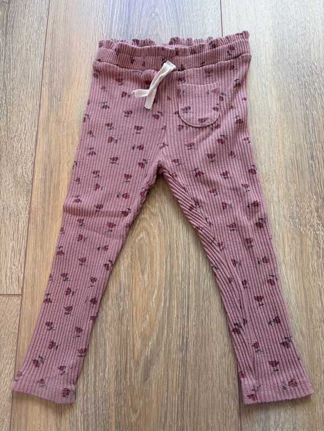 Pantaloni Zara floreali 18-24 mesi