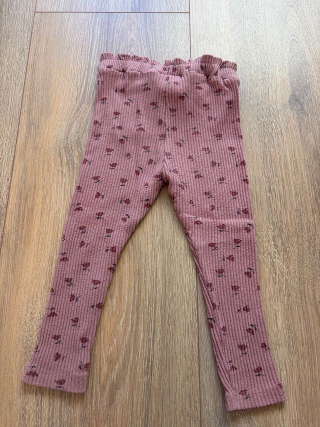 Pantaloni Zara floreali 18-24 mesi
