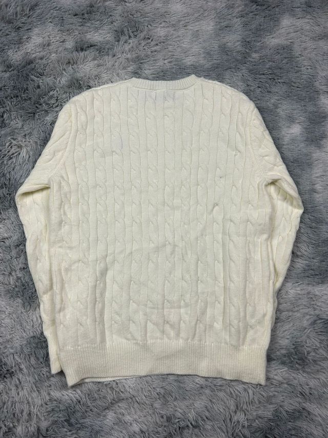 Jersey Polo Ralph Lauren Blanco Trenzado
