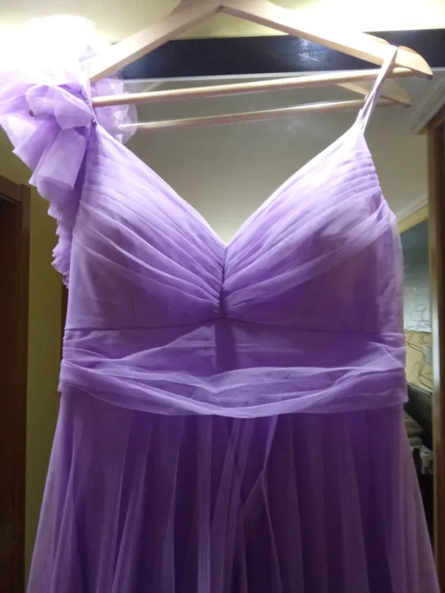 Vestido morado para eventos