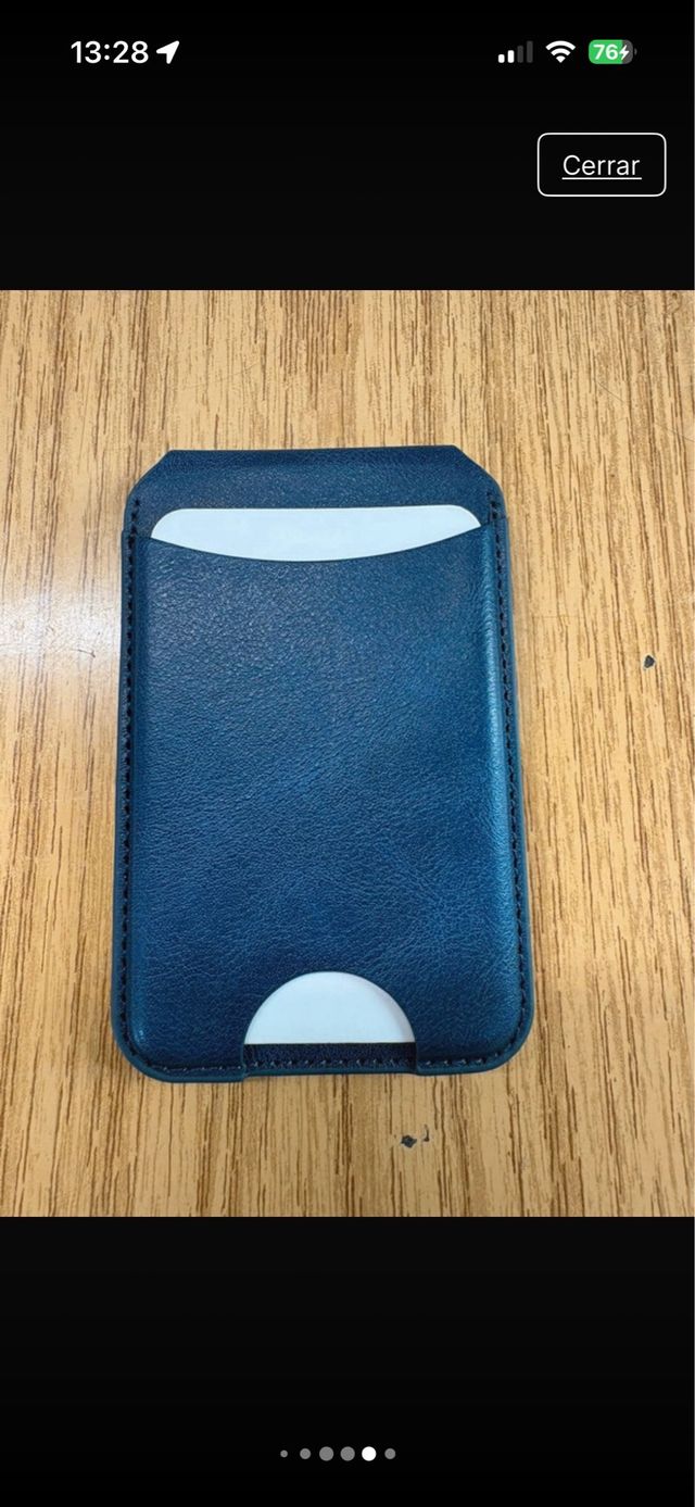 Cartera azul para iPhone