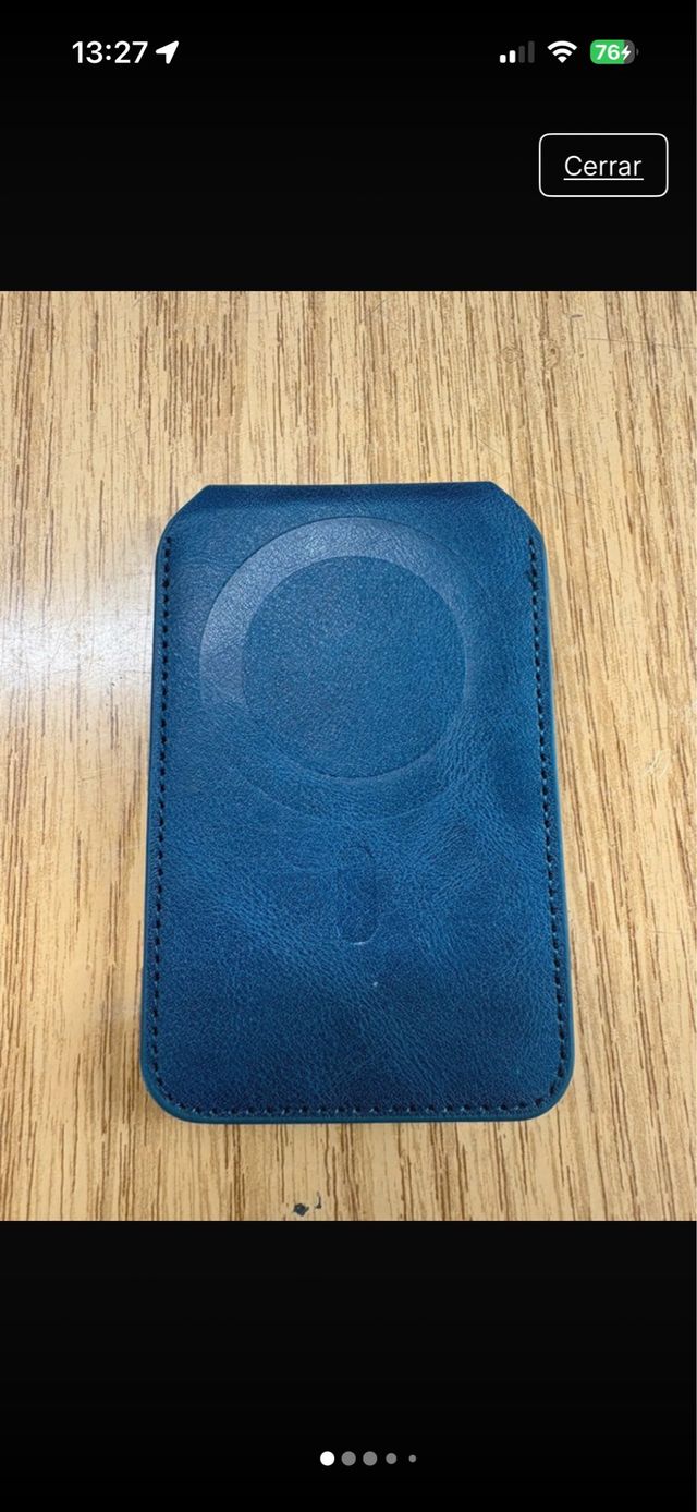 Cartera azul para iPhone