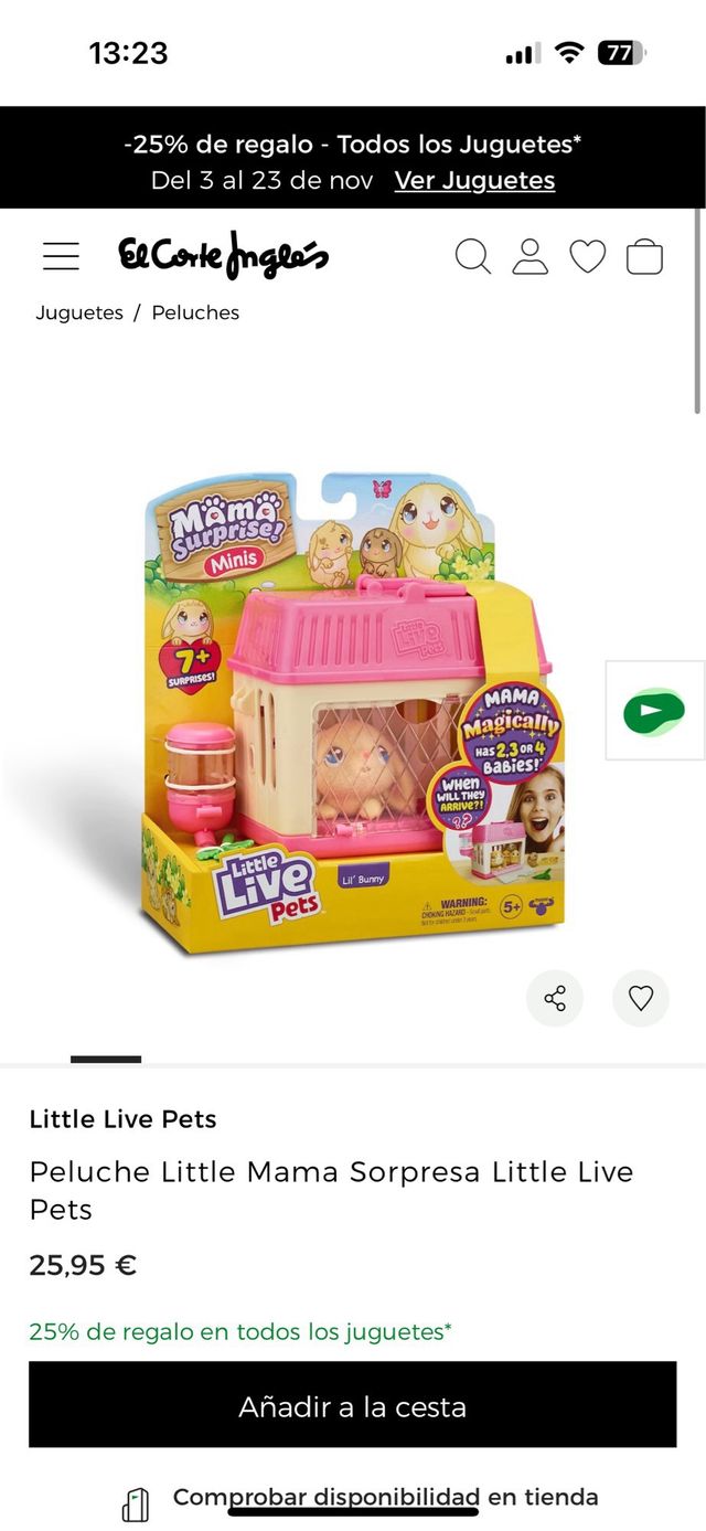 Little Live Pets Mama Surprise Minis Conejito