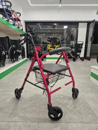 Andador KY4044 con asiento y cesta