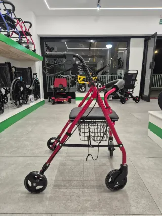 Andador KY4044 con asiento y cesta