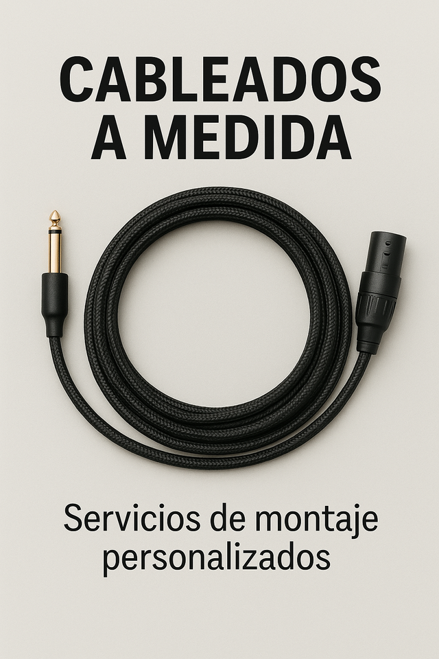 Cableado de audio a medida