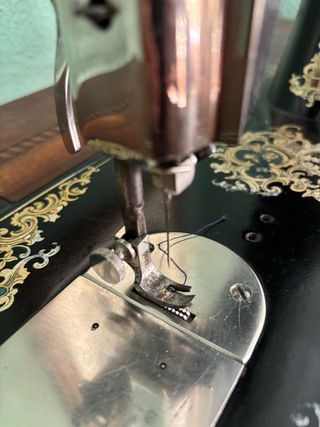 Máquina de coser Wertheim antigua