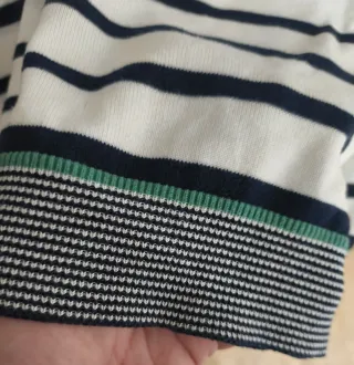 Jersey Green Coast Rayas Azul Blanco Talla XXL
