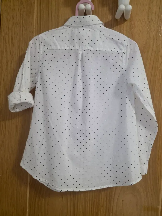 Camisa Zara niña T 5-6 lunares