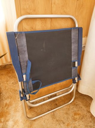 Silla plegable playa + regalo sombrilla