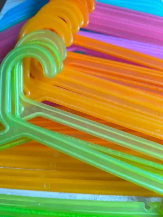 32 Aste per Appendere in Plastica Multicolor IKEA