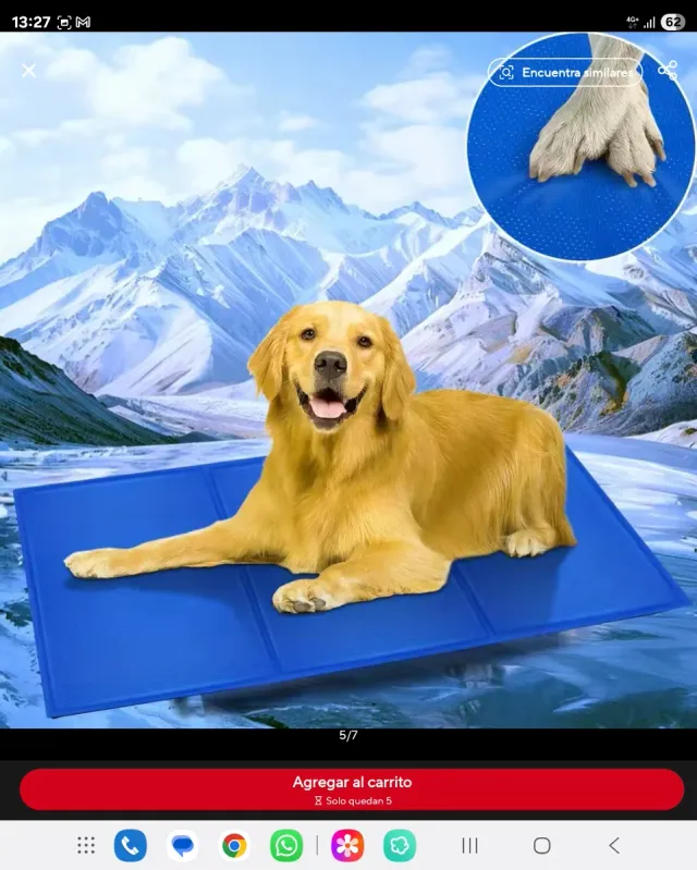 Cojín Enfriador para Perros - Hielo