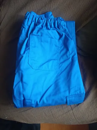 Pantalones de trabajo invierno azul talla 44 .