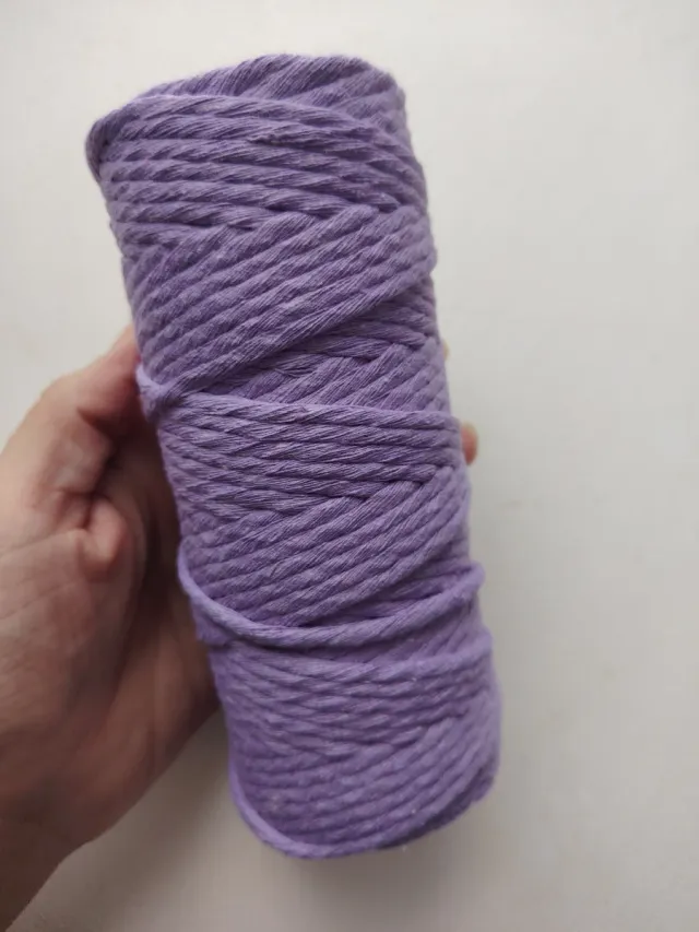 Hilo macramé lila