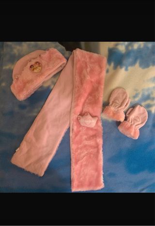 Set Disney - Gorro, Bufanda y Guantes