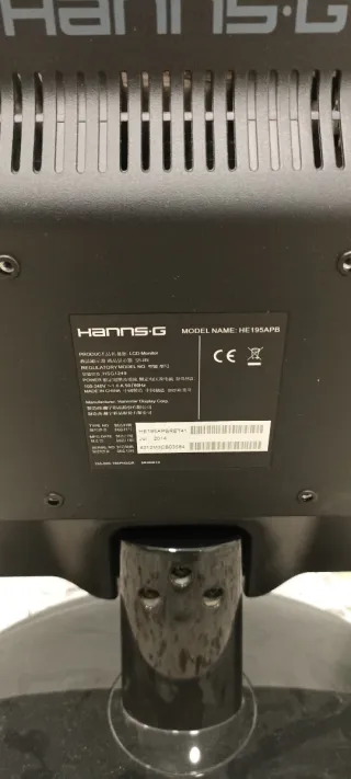 Hanns G Pantalla Ordenador 18.5 Negra